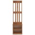 Perchero de entrada SANDENS 45x40x159,5cm madera maciza de