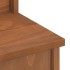 Perchero de entrada SANDENS 45x40x159,5cm madera maciza de