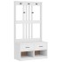 Perchero de entrada SANDENS madera pino blanco 87x40x159,5