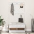Perchero de entrada SANDENS madera pino blanco 87x40x159,5