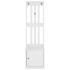 Perchero de entrada SANDENS madera pino blanco 45x40x159,5