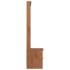 Perchero de entrada SANDENS 45x40x159,5cm madera maciza de