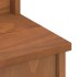 Perchero de entrada SANDENS 45x40x159,5cm madera maciza de