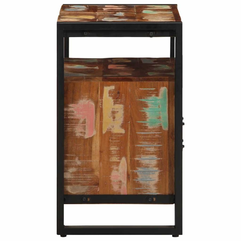 Mueble de baño para lavabo madera maciza reciclada 55x35x60