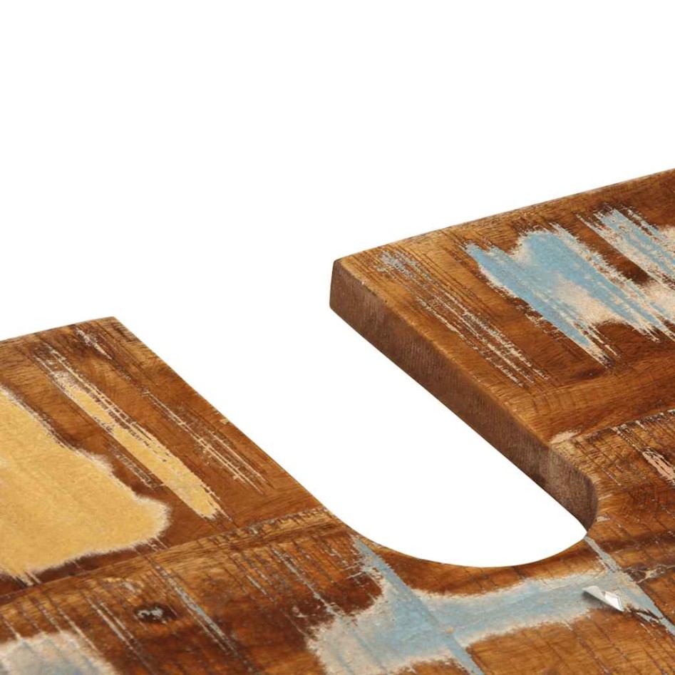 Mueble de baño para lavabo madera maciza reciclada 55x35x60