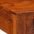 Mesa de centro de madera maciza de acacia 90x50x40