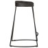 Taburetes de barra 45x40x62 cm madera maciza de