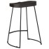 Taburetes de barra 45x40x62 cm madera maciza de