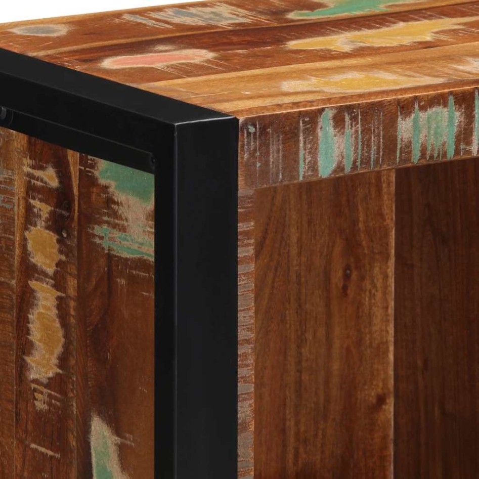 Mueble de baño madera maciza reciclada 40x30x90