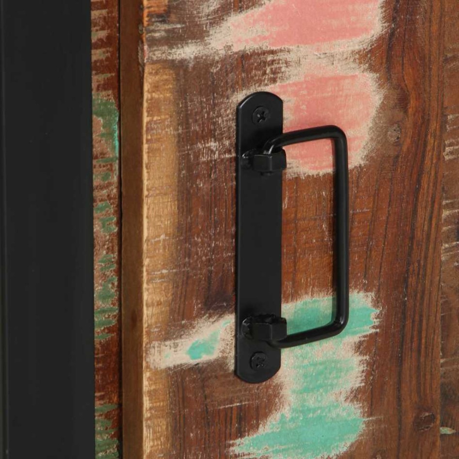 Mueble de baño madera maciza reciclada 40x30x90