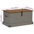 Baúl de almacenamiento HALDEN gris 91x48x47 cm madera