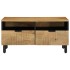 Mesa de centro madera maciza de mango marrón 80x54x40