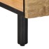 Mesa de centro madera maciza de mango marrón 80x54x40