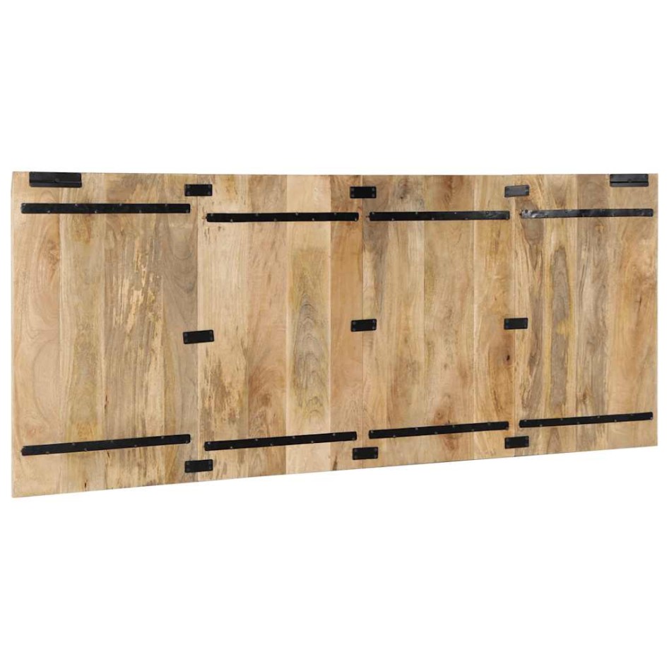 Cabecero de cama 200 cm madera maciza de mango