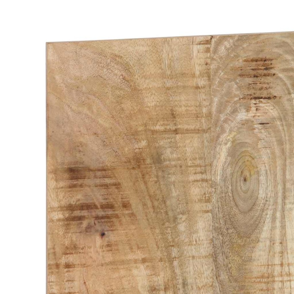 Cabecero de cama 200 cm madera maciza de mango