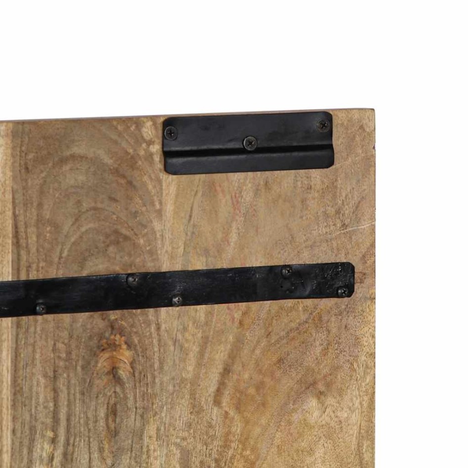 Cabecero de cama 200 cm madera maciza de mango