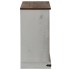 Aparador HALDEN con puerta corredera blanco 80x40x80