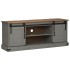 Mueble de TV HALDEN 2 puerta correderas gris 150x40x60