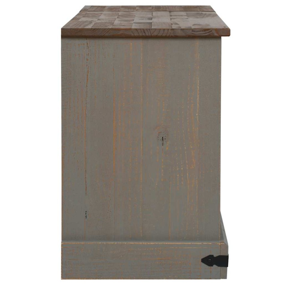 Mueble de TV HALDEN 2 puerta correderas gris 150x40x60