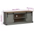 Mueble de TV HALDEN 2 puerta correderas gris 150x40x60