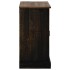 Aparador HALDEN con puerta corredera negro 80x40x80