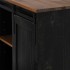 Aparador HALDEN con puerta corredera negro 80x40x80