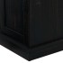 Aparador HALDEN con puerta corredera negro 80x40x80