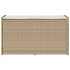 Banco de almacenaje con cojín beige 100 cm ratán