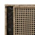 Banco de almacenaje con cojín beige 100 cm ratán