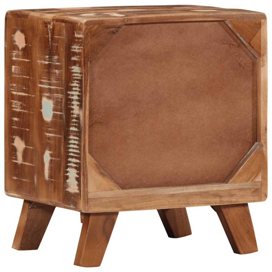 Mesita de noche 40x32x46 cm madera maciza