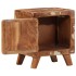 Mesita de noche 40x32x46 cm madera maciza