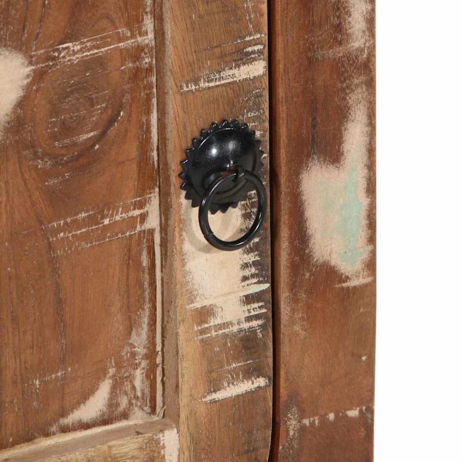 Mesita de noche 40x32x46 cm madera maciza