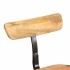 Taburetes de barra 2 uds 49x43x103 cm madera maciza de