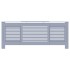 Cubierta para radiador MDF gris 205