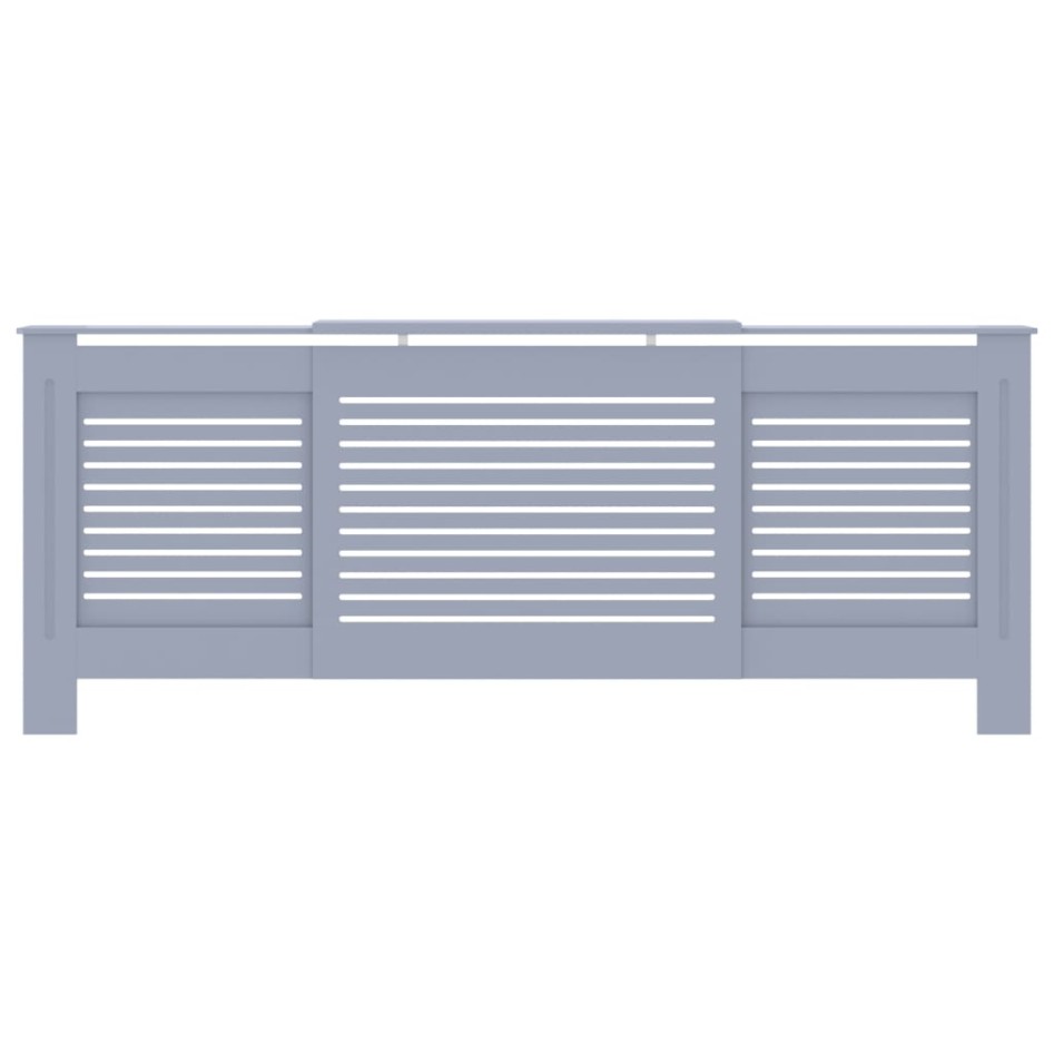 Cubierta para radiador MDF gris 205