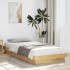 Estructura de cama sin colchón 80x200 cm madera maciza