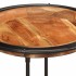 Juego de mesas auxiliar 2 piezas madera maciza de