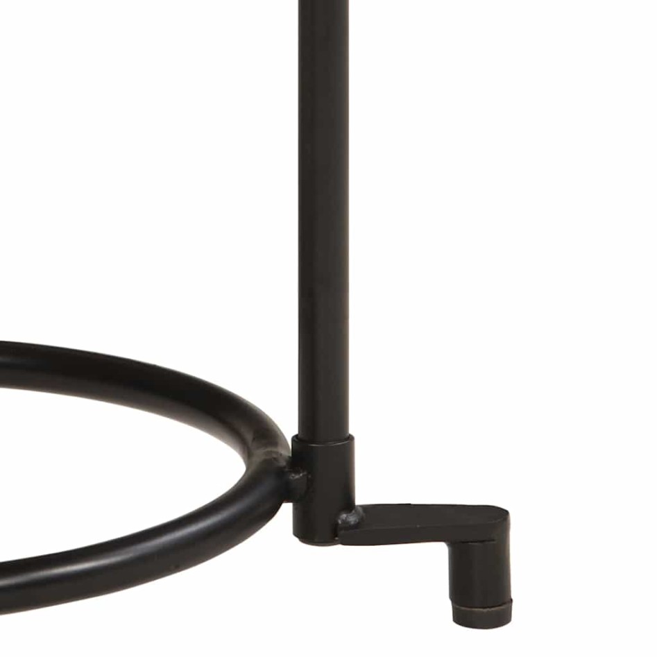 Juego de mesas auxiliar 2 piezas madera maciza de