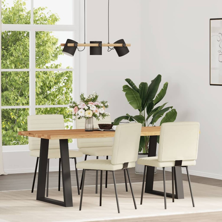 Sillas de comedor 4 unidades terciopelo