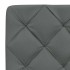Cama con colchón tela gris oscuro 120x200