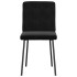 Sillas de comedor 4 unidades terciopelo