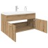 Mueble para lavabo con lavabo empotrado artesanal de