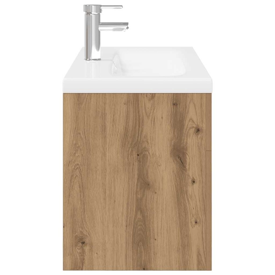 Mueble para lavabo con lavabo empotrado artesanal de
