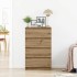 Aparador de madera de ingeniería roble artisan 60x35x98,5