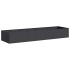 Jardinera de acero laminado en frío negro 280x80x40