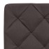 Estructura de cama sin colchón tela marrón oscuro 90x200
