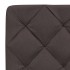 Estructura de cama sin colchón tela marrón oscuro 100x200