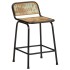 Taburetes de barra 4 uds 46x35,5x70 madera maciza