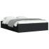 Estructura de cama negra 140x200