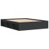 Estructura de cama negra 140x200